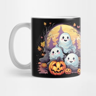 Chubby ghosts kids Halloween Mug